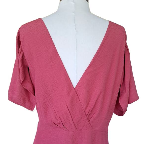 Ted Baker Rose Midi Dress with Tulip Sleeves - Picture 9 of 16